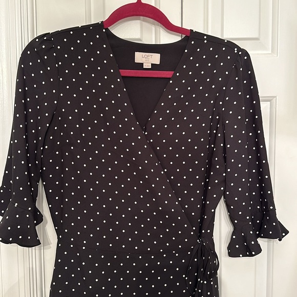 NWOT Ruffle Romper Wrap Dress - Picture 5 of 9